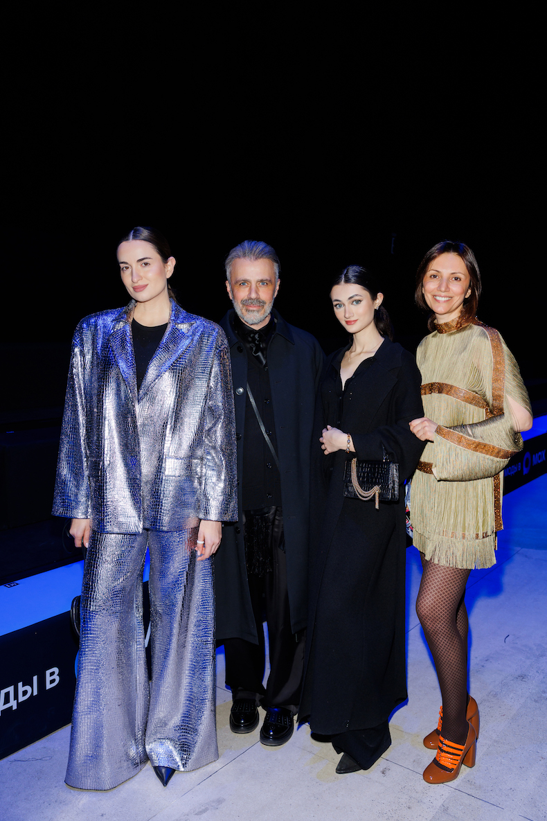 Кристина Левиева, Александр Сирадикян с дочерью и Карина Ошроева