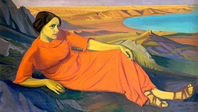 Юлия Оболенская. Автопортрет, 1918 год